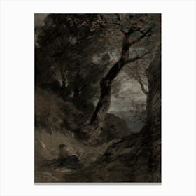 Man On A Hill Canvas Print