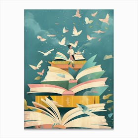 Bygost World Book Day Poster Trends Pastels 1c99b1c2 0f63 43d5 B24e 73f501f0ea55 Canvas Print