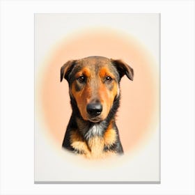 Beauceron Illustration dog Canvas Print