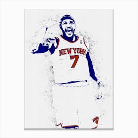Carmelo Anthony New York Knicks Canvas Print