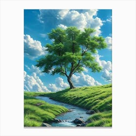 Lone Tree 14 Canvas Print