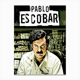 Pablo Es Escobar Canvas Print