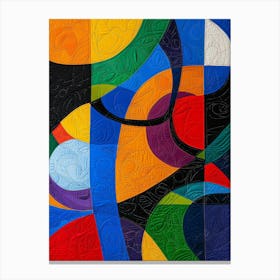 Abstract Quilt Canvas Print