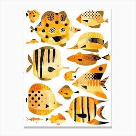 Yellow Fish Canvas Print