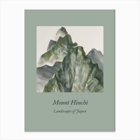 Landscapes Of Japan Mount Hiuchi 94 Canvas Print