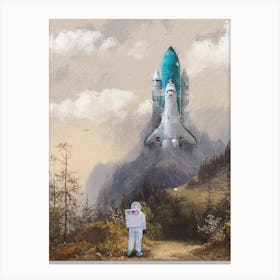 Missed The Shuttle Canvas Print