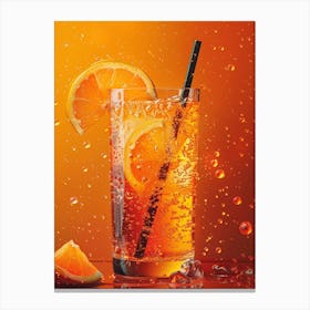 Orange Juice With Water Canvas Print