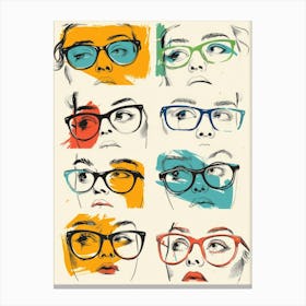 Eyeglasses Canvas Print