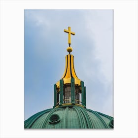 Dome Of A Berlin Cathedral Canvas Print