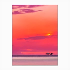 Boracay Beach, Philippines Pink Beach Canvas Print