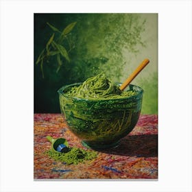 Matcha Green Tea Canvas Print