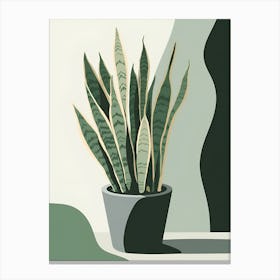 Snake Plant Canvas Print