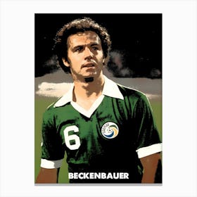 Franz Beckenbauer Soccer Munich Canvas Print