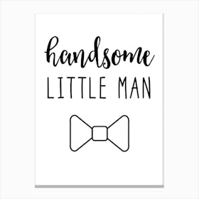 Handsome Little Man Canvas Print