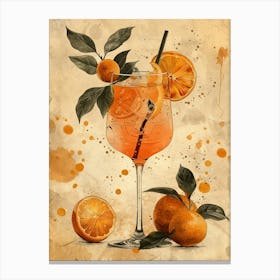 Aperol Spritz Art Print 331 Canvas Print