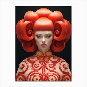 Red Doll 4 Canvas Print