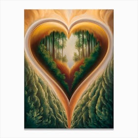 Heart Of The Forest Canvas Print