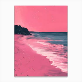 Pink Beach 3 Canvas Print