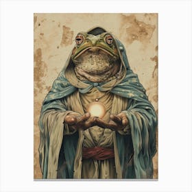 Frog Wizard 1 Canvas Print