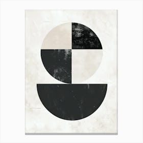 Charlotte Stone Park Bauhaus Minimalist Canvas Print