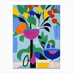 Fruit And Flowers Canvas Print