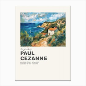 Museum Poster Inspired By Paul Cezanne 1 Canvas Print