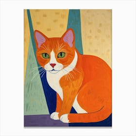 Orange Cat 3 Canvas Print