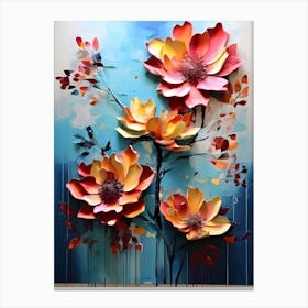 Flowers In The Sky 8 Canvas Print