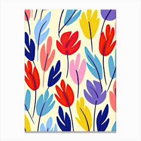 Modern Waltz; Flower Market Canvas Print