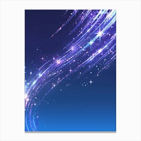 Abstract Starry Sky Background Canvas Print