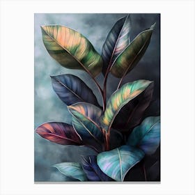 Abstract Of A Plant Canvas Print
