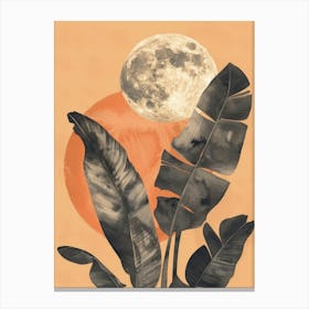 Moon And Bananas 1 Canvas Print