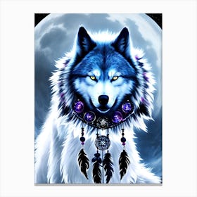 Wolf Painting 18 Canvas Print