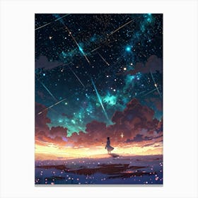 Sky With Stars Canvas Print