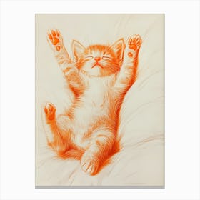 Orange Kitten 1 Canvas Print