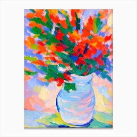 Part Of Your Home Matisse Inspired Flower Canvas Print