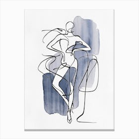 Woman Pose Canvas Print