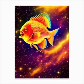 Fish In Space 3 Canvas Print