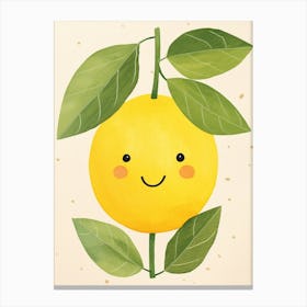Friendly Kids Lemon 2 Canvas Print