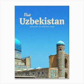 Uzbekistan Canvas Print