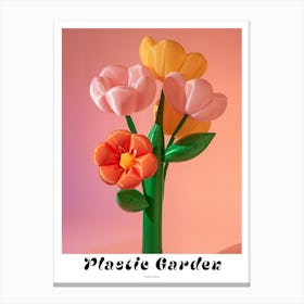 Dreamy Inflatable Flowers Poster Portulaca 1 Canvas Print