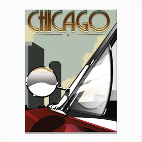 Chicago Automibile Canvas Print