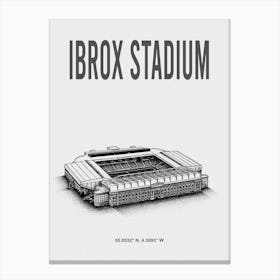 Ibrox Stadium Rangers Fc Stadium Canvas Print