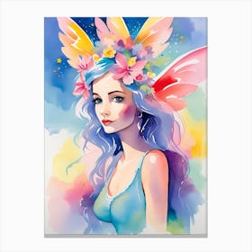 Fairy Painting Canvas Print