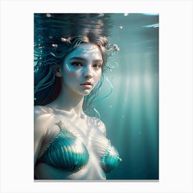 Mermaid-Reimagined 38 Canvas Print