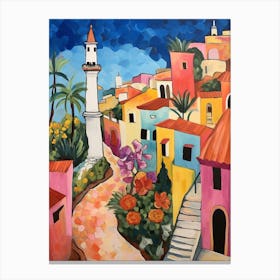 Faro Portugal 6 Fauvist Painting Canvas Print