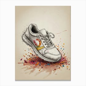 Runner'S Shoe Canvas Print