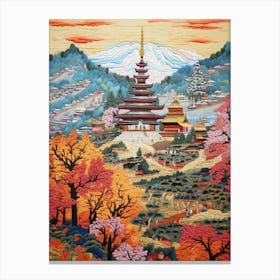 Autumn In Kyoto Canvas Print