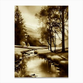 Sepia 8 Canvas Print