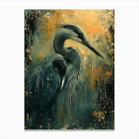 Blue Heron Canvas Print